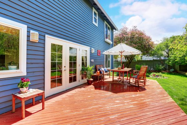 Blue Siding Installation in Snohomish